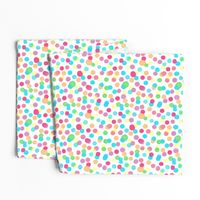 Illustrated Ink Blot Rainbow Confetti Spots Pattern