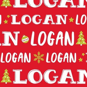 Christmas Personalized Name - Logan