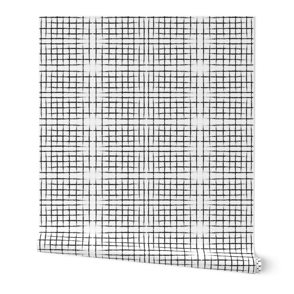 Charcoal Strokes Grid