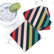 Christmas Multi Color Stripe