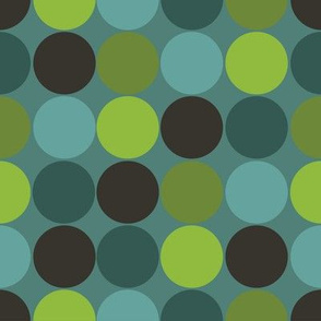 All Dot Grid-How Green the Forest Palette