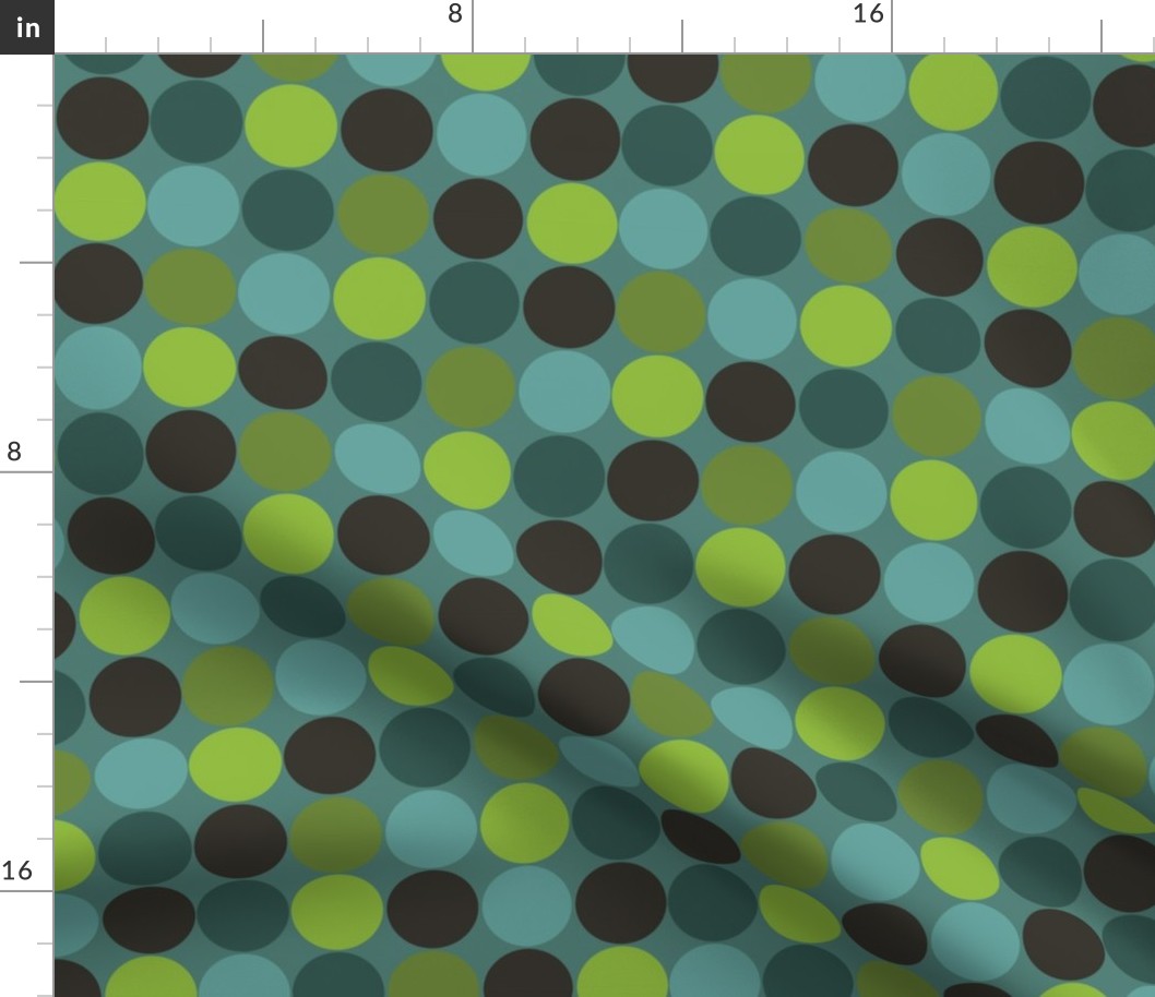 All Dot Grid-How Green the Forest Palette