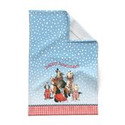 Holiday Howlers Pack tea towel