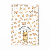 Queen of Treats tea towel