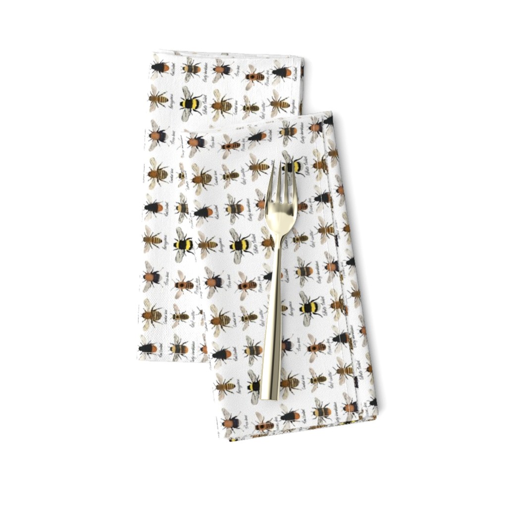 I'm going on a bee hunt // orientated for tea towels