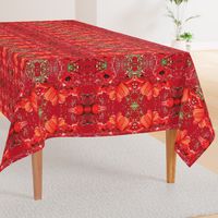 Large Poppy Bedspread