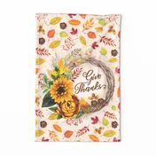 Tea Towel-Give Thanks