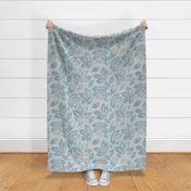 burlap grey calypso blue