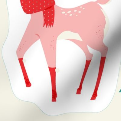 Cut and Sew Christmas Animal Plushie