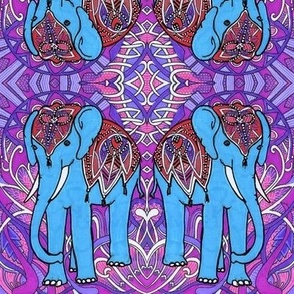 Psychedlic Elephant Parade