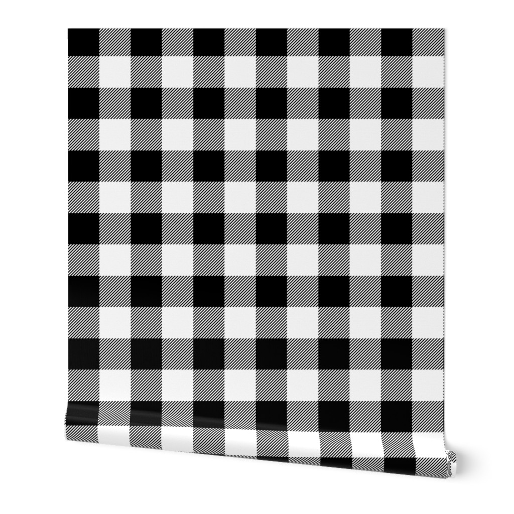 black buffalo check // 2" squares