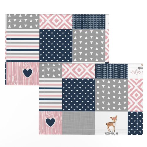 Wild & Free Wholecloth Cheater Quilt