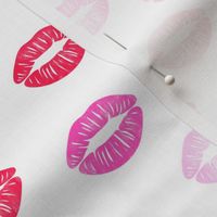 smooches - kisses - multi pink