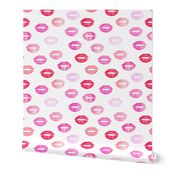 smooches - kisses - multi pink