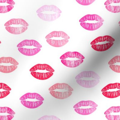 smooches - kisses - multi pink