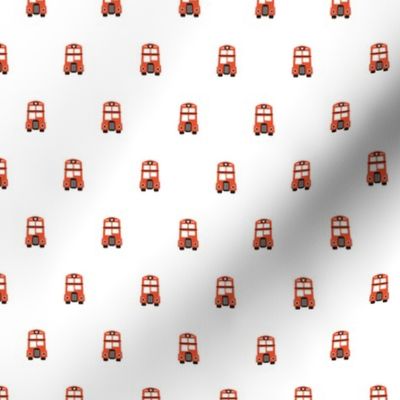 London red double decker bus icon SMALL
