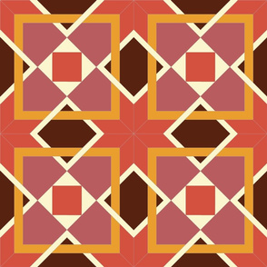 geometric quilt pattern