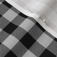 3/4" Black + Gray Buffalo Plaid – Lumberjack Buffalo Check