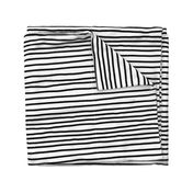 Sketchy Stripes // Black (Large Size Print)