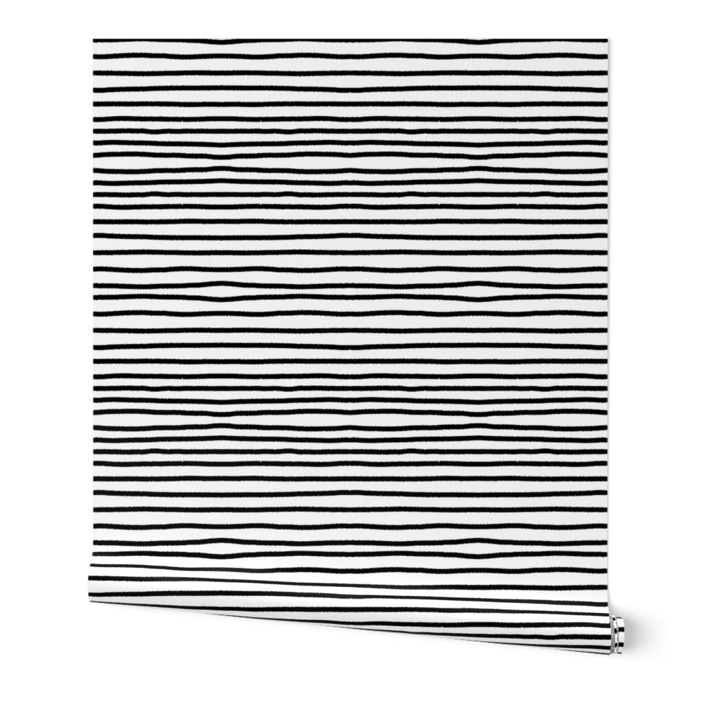 Sketchy Stripes // Black (Small Size)