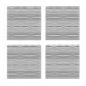 Sketchy Stripes // Black (Small Size)