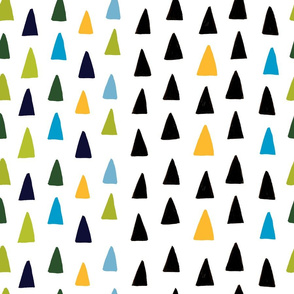 Triangle Forest - Green/Blue/Black/Yellow