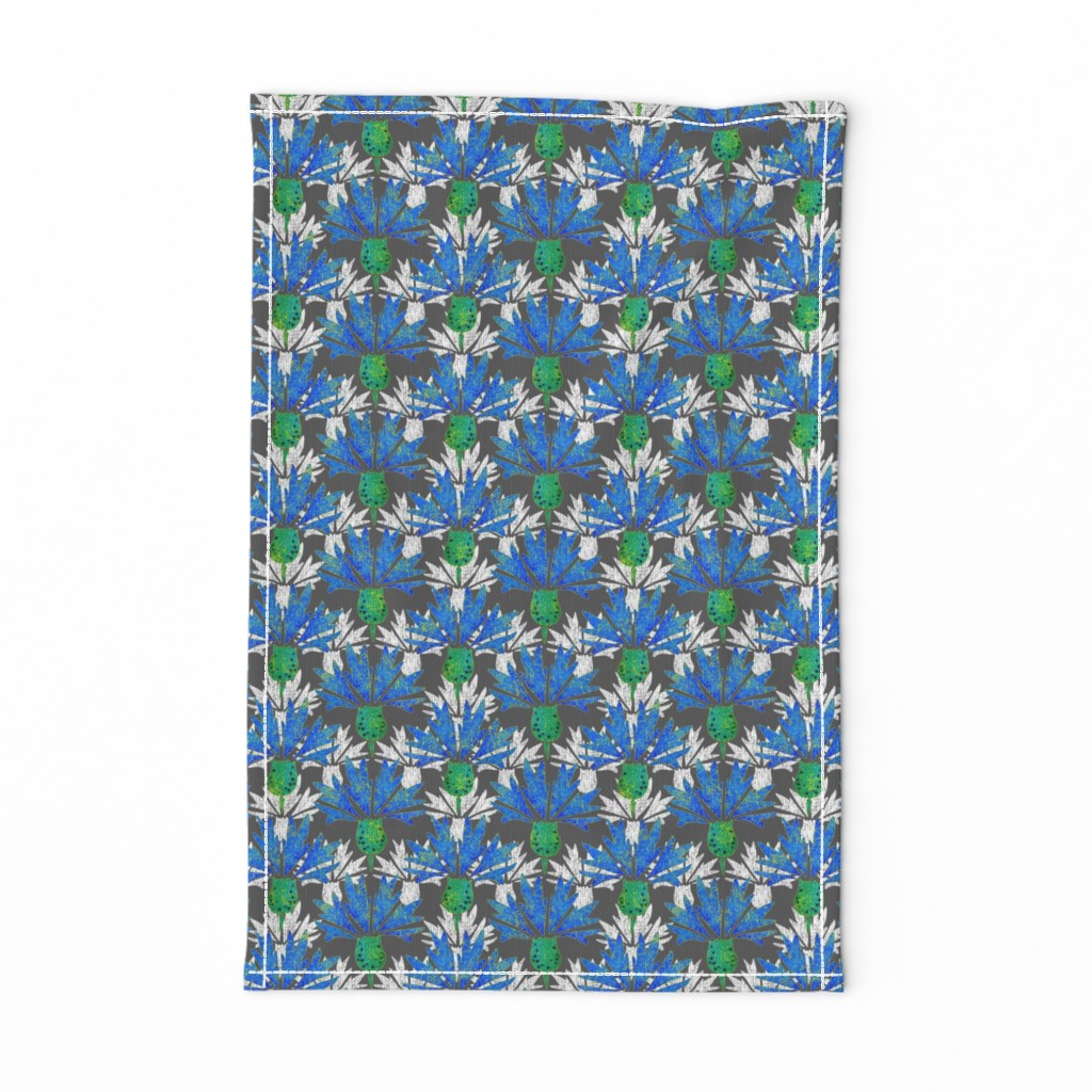 Moroccan cornflowers N1 (grey-white)