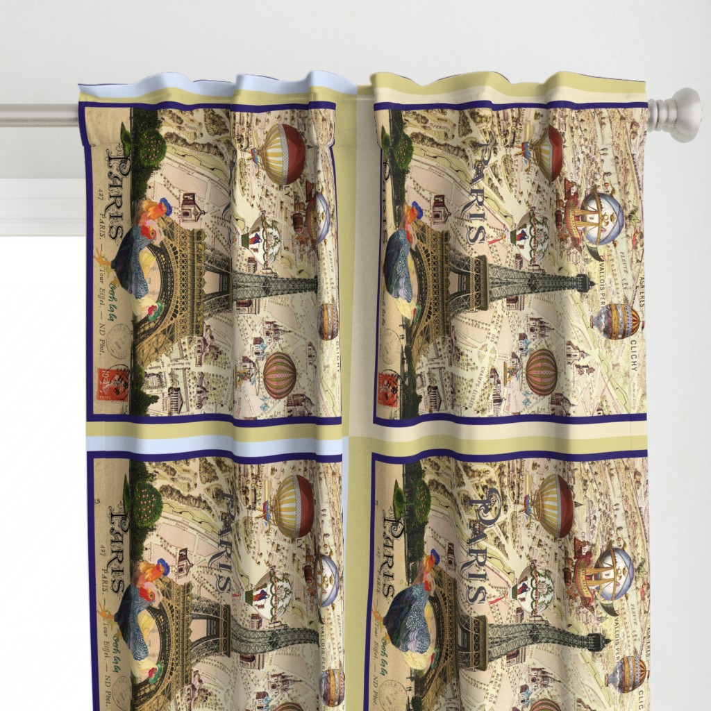 Three French Hens tea towels