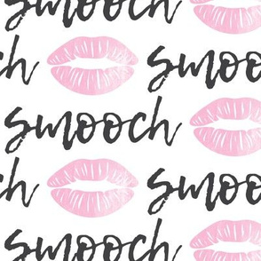 (large scale) smooch - pink and grey