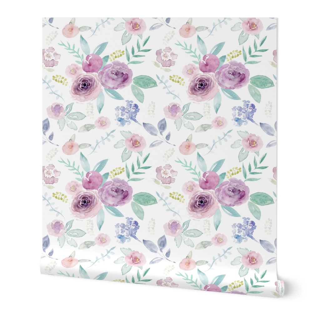 Spring Watercolour Florals MEDIUM