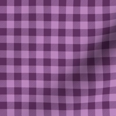 1/2" Plum + Wisteria Buffalo Plaid – Lumberjack Buffalo Check Baby Girl