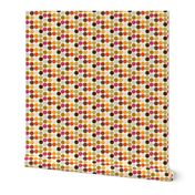 Autumn Polka Dots Small || Purple Gold Orange Brown Gray grey Pink  _ Miss Chiff Designs 