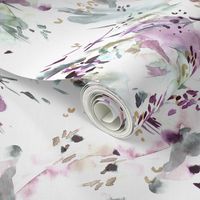 Lavender Watercolor Abstract