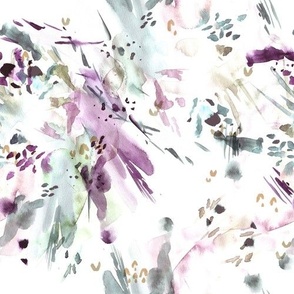 Lavender Watercolor Abstract