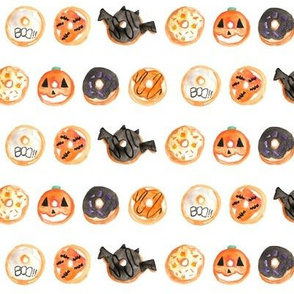 1" Halloween Donuts