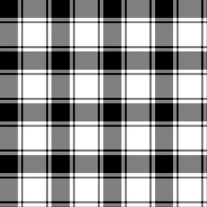 Black and White Plaid Pattern