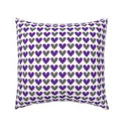 Hearts Beat Purple Pattern