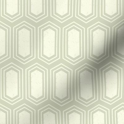 Elongated Hexagon Geometric Pattern (Fill Light on Dark Neutral Grey)