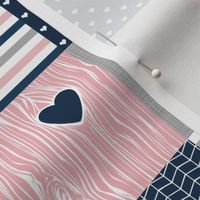 3 Inch Wild & Free Wholecloth Cheater Quilt