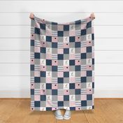 4.5 inch Wild & Free - Wholecloth Cheater Quilt