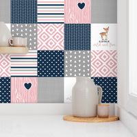 4.5 inch Wild & Free - Wholecloth Cheater Quilt