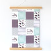 4.5 Sweet Baby Girl - Wholecloth Cheater Quilt