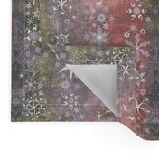 snowflake stripes - Christmas themes on purple, pink, gray, green