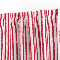 Vertical Lullaby Stripes( Red/White)