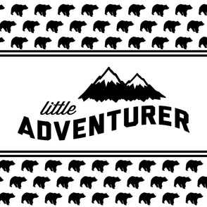 Fat Quarter - Little Adventurer // bear