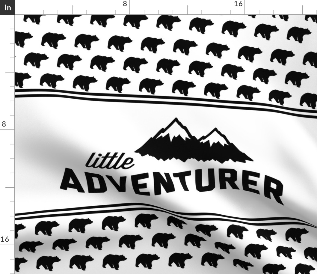 Fat Quarter - Little Adventurer // bear