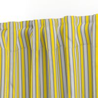 Love Blooms in Sunshine Stripes (#1) with Mystic Grey, Silver Mist and Daffodil Yellow