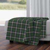 Dark Blue and Green Plaid - Medium