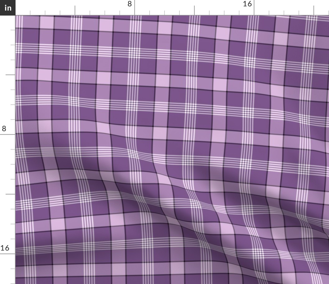 Purple Plaid Pattern