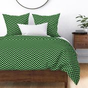 Three Inch Mint Green and Black Chevron Stripes